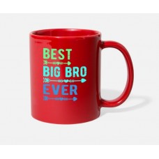 Best Big Brother Ever Red Mugs